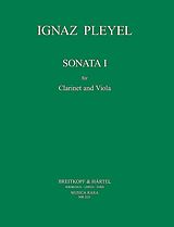 Ignaz Joseph Pleyel Notenblätter Sonate 1 (ben 5491)