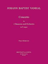Johann Baptist (Krtitel) Vanhal Notenblätter Concerto F major
