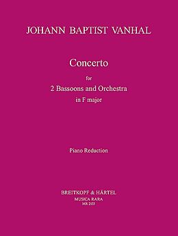 Johann Baptist (Krtitel) Vanhal Notenblätter Concerto F major