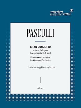 Antonio Pasculli Notenblätter Gran concerto su temi dallopera I vespri siciliani di Verdi