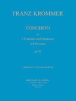 Franz Vinzenz Krommer Notenblätter Concerto Es-Dur op.91