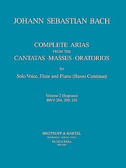 Johann Sebastian Bach Notenblätter Complete Arias and Sinfonias from the Cantatas, Masses and Oratorios v