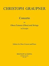 Christoph Graupner Notenblätter Concerto D major
