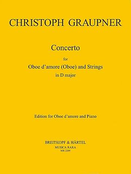 Christoph Graupner Notenblätter Concerto D major