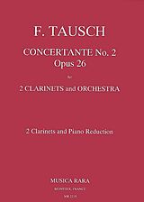 Franz Wilhelm Tausch Notenblätter Concertante no.2 op.26