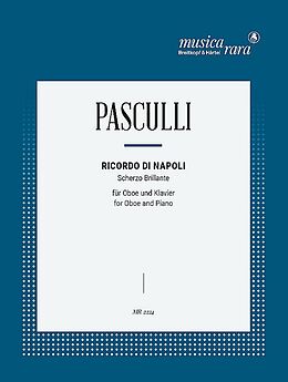 Antonio Pasculli Notenblätter Ricordo di Napoli