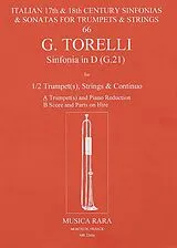Giuseppe Torelli Notenblätter Sinfonie D-Dur G21