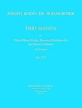 Joseph Bodin de Boismortier Notenblätter Triosonate D-Dur op.37,3