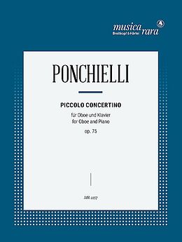 Amilcare Ponchielli Notenblätter Piccolo concertino op.75