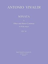 Antonio Vivaldi Notenblätter Sonata B flat major RV34