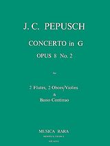 Johann Christoph Pepusch Notenblätter Konzert G-Dur op.8,2