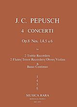 Johann Christoph Pepusch Notenblätter Concerto in f Major op.8,6 for