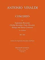 Antonio Vivaldi Notenblätter Konzert a-Moll RV445