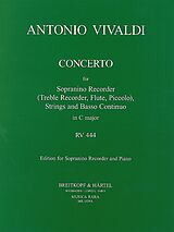 Antonio Vivaldi Notenblätter Konzert C-Dur RV444