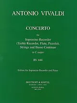 Antonio Vivaldi Notenblätter Konzert C-Dur RV444