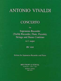 Antonio Vivaldi Notenblätter Konzert C-Dur RV444