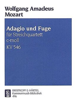 Wolfgang Amadeus Mozart Notenblätter Adagio und Fuge c-Moll KV546