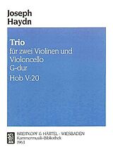 Franz Joseph Haydn Notenblätter Trio G-Dur Hob.V-20
