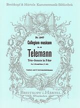 Georg Philipp Telemann Notenblätter Triosonate F-Dur