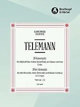 Georg Philipp Telemann Notenblätter Triosonate C-Dur