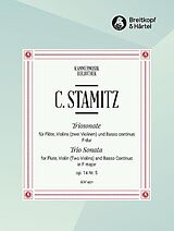 Karl Philipp Stamitz Notenblätter Triosonate F-Dur op.14,5