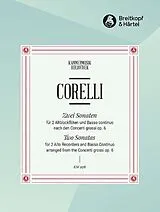 Arcangelo Corelli Notenblätter 2 Sonaten nach den Concerti grossi op.6