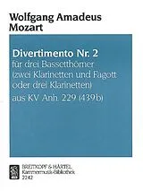 Wolfgang Amadeus Mozart Notenblätter Divertimento Nr.2 aus KVAnh.229