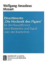 Wolfgang Amadeus Mozart Notenblätter Divertimento Die Hochzeit des Figaro