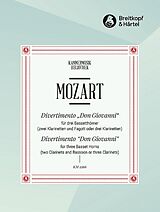 Wolfgang Amadeus Mozart Notenblätter Divertimento Don Giovanni