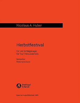 Nicolaus Anton Huber Notenblätter Herbstfestival