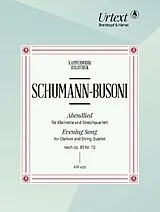Robert Schumann Notenblätter Abendlied op.85,12