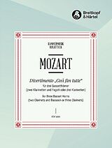 Wolfgang Amadeus Mozart Notenblätter Divertimento cosi fan tutte
