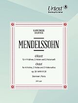 Felix Mendelssohn-Bartholdy Notenblätter Oktett op.20