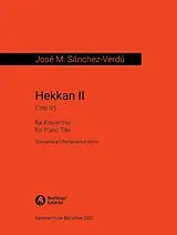José María Sanchez-Verdú Notenblätter Hekkan Nr.2