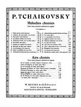 Peter Iljitsch Tschaikowsky Notenblätter Arie der Lisa