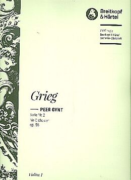 Edvard Hagerup Grieg Notenblätter Peer Gynt-Suite Nr.2 op.55