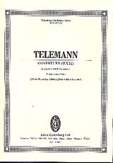 Georg Philipp Telemann Notenblätter Ouvertüre a-moll