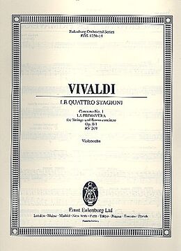 Antonio Vivaldi Notenblätter Concerto op.8,1 RV269 für