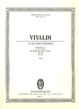 Antonio Vivaldi Notenblätter Konzert F-Dur op.8,3 RV293