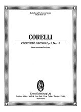 Arcangelo Corelli Notenblätter Concerto grosso C-Dur op.6,10