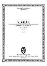 Antonio Vivaldi Notenblätter Konzert a-Moll LEstro Armonico op.3,6 RV356