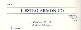 Antonio Vivaldi Notenblätter Konzert E-Dur LEstro Armonico op.3,12 RV265