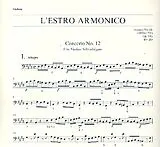 Antonio Vivaldi Notenblätter Konzert E-Dur LEstro Armonico op.3,12 RV265