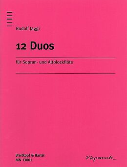 Rudolf Jaggi Notenblätter 12 Duos