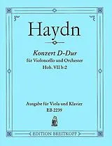 Franz Joseph Haydn Notenblätter Konzert D-Dur Hob.VIIb-2