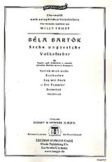 Béla Bartók Notenblätter Der Bummler für Frauen