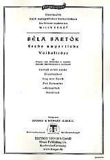 Béla Bartók Notenblätter Reiterlied für 2-3stg. Frauen