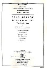 Béla Bartók Notenblätter Necklied für 2-3stg. Frauen- oder