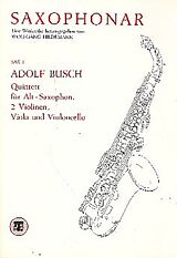 Adolf Busch Notenblätter Quintett für Altsaxophon