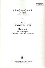 Adolf Busch Notenblätter Quintett